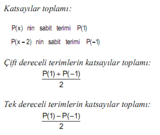 Polinom Formülü